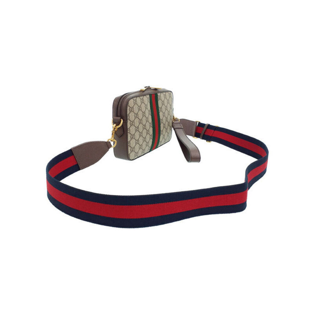 Gucci Ebony Beige Ophidia Bag Shoulder Supreme Canvas Brown GG